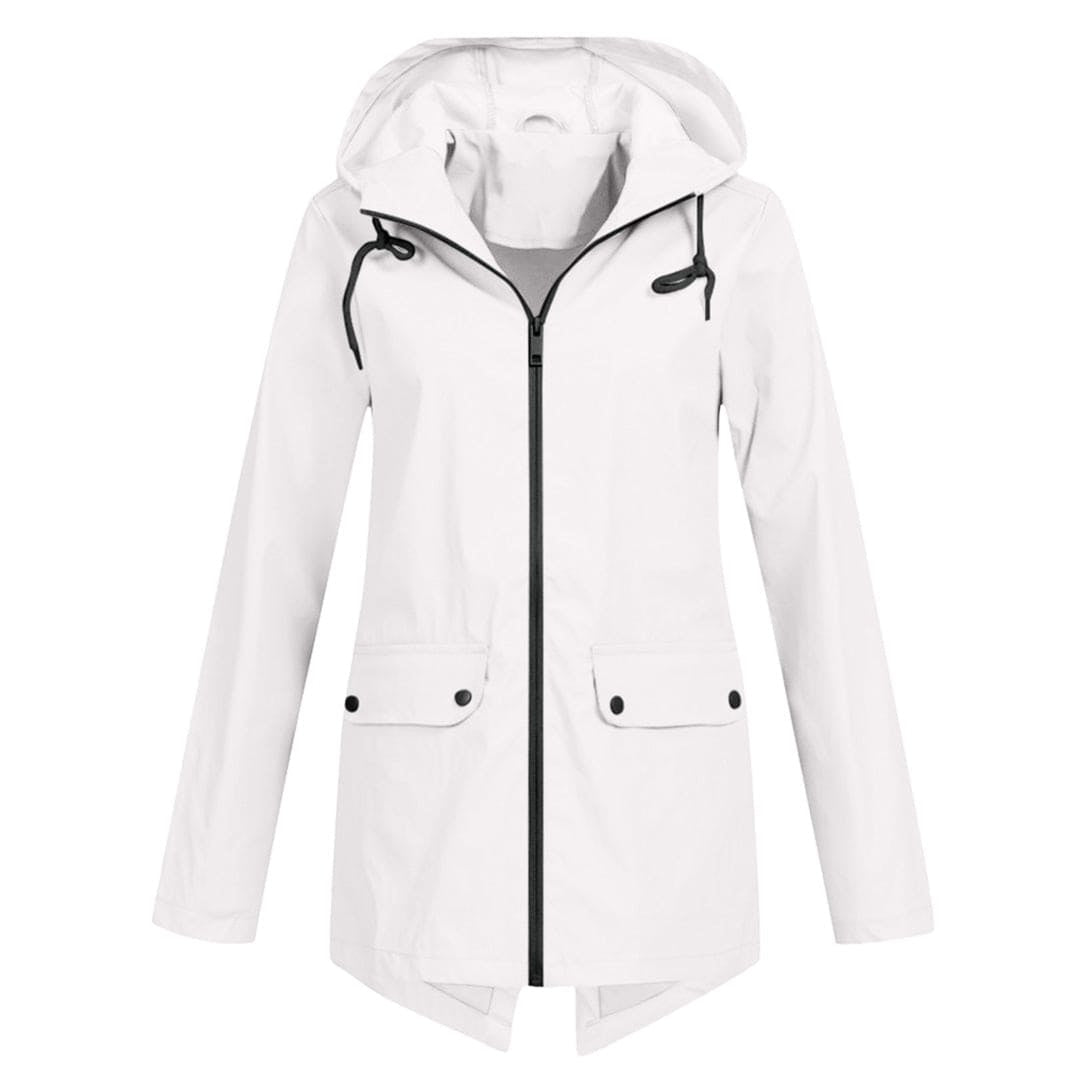 Josephine | Women's Waterproof Rain Jacket Hooded Zip Up