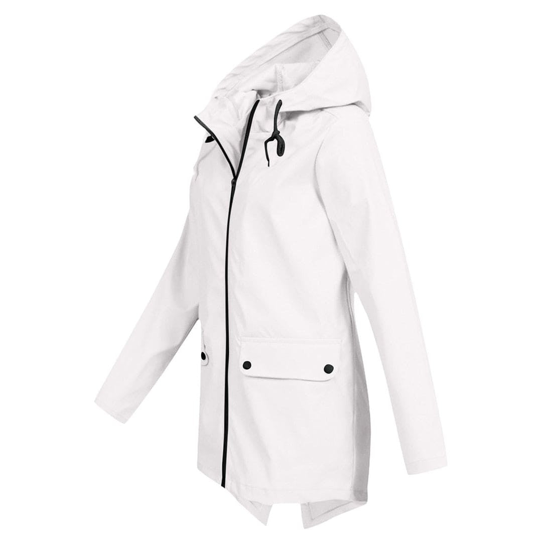 Josephine | Women's Waterproof Rain Jacket Hooded Zip Up