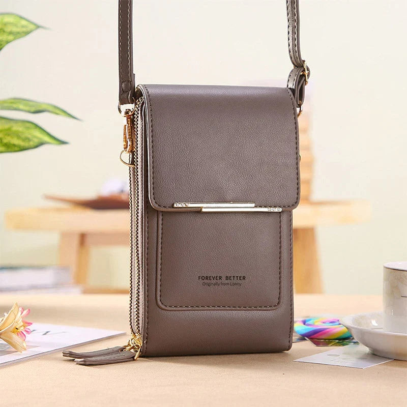 Crossbody Bag | RFID Anti-Theft & Touchscreen | Adjustable Strap