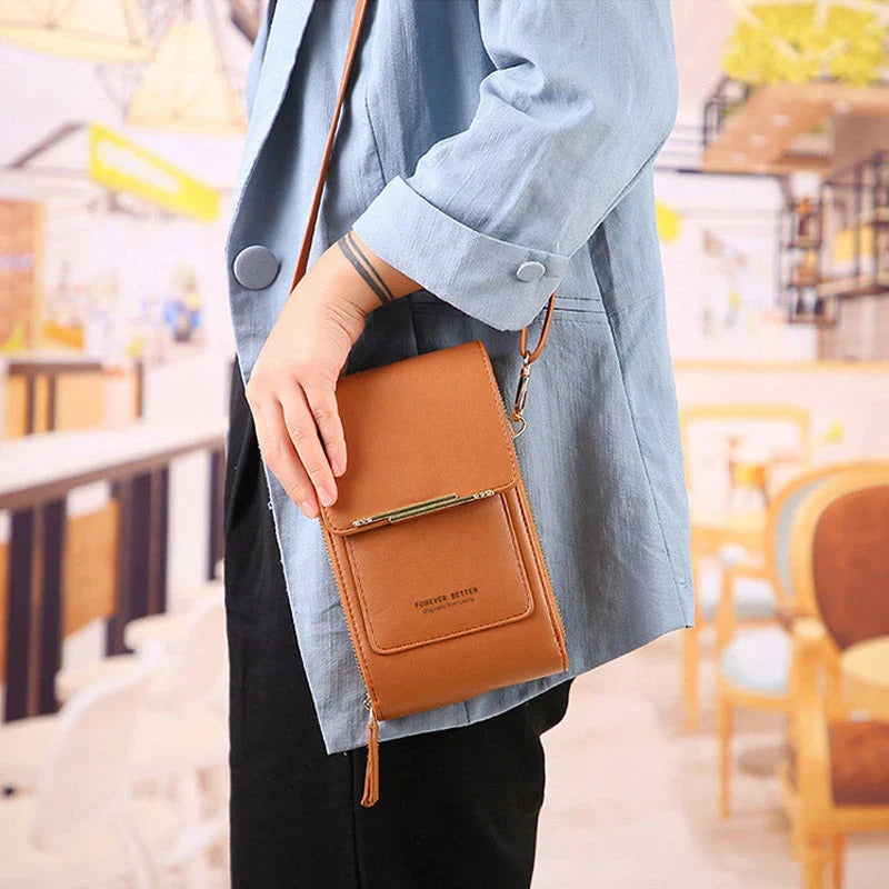 Crossbody Bag | RFID Anti-Theft & Touchscreen | Adjustable Strap