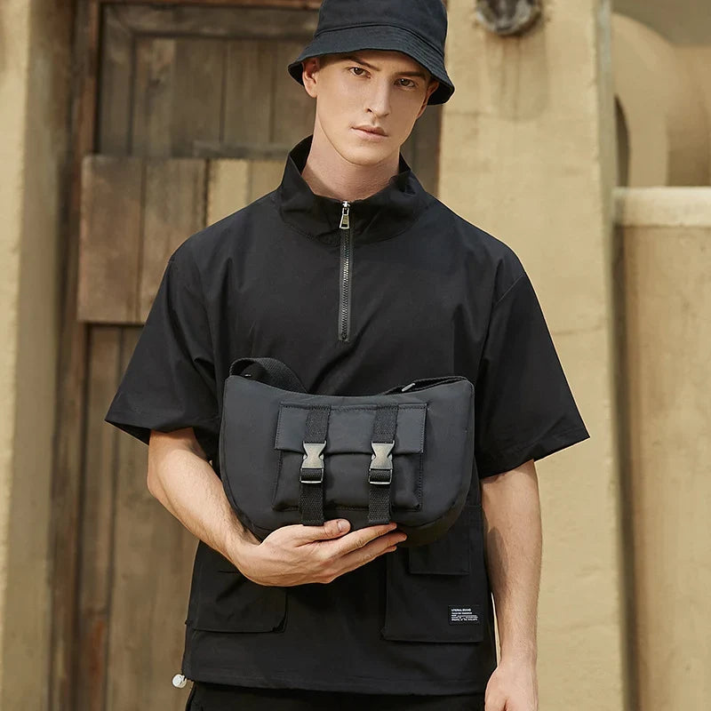 Crossbody Bag | Weather-Resistant Fabric & Multiple Pockets