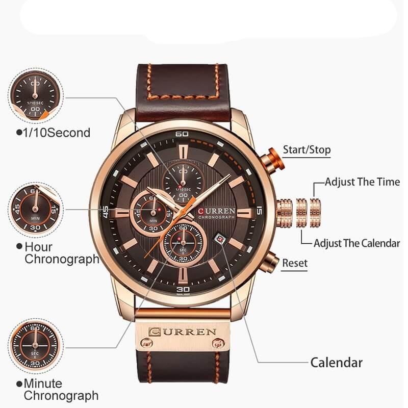 CURREN Men's Chronograph Watch