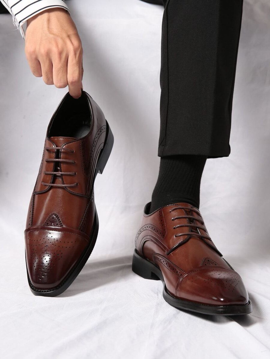 Cyprian | Men's Wingtip Lace-Up Oxford Shoes