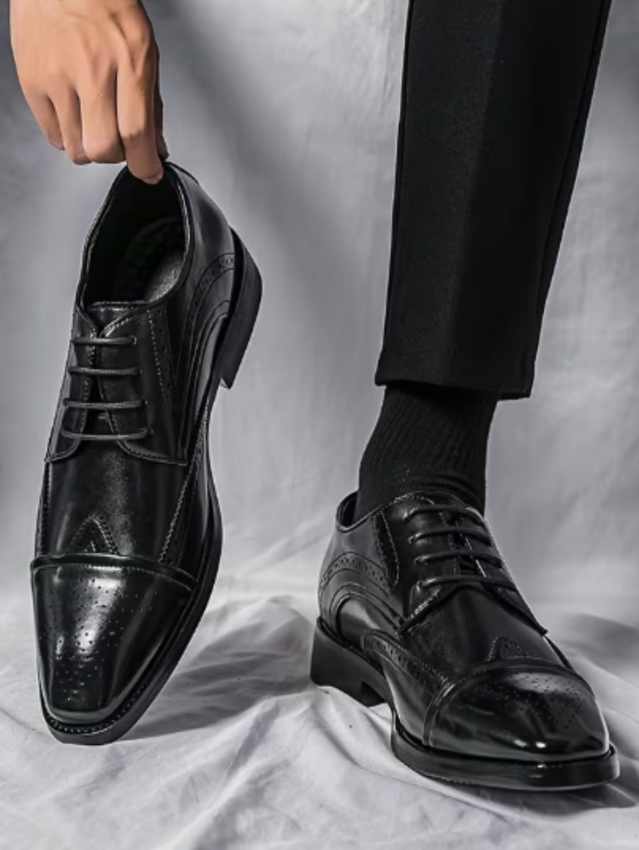 Cyprian | Men's Wingtip Lace-Up Oxford Shoes