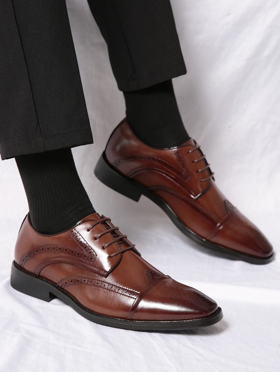 Cyprian | Men's Wingtip Lace-Up Oxford Shoes
