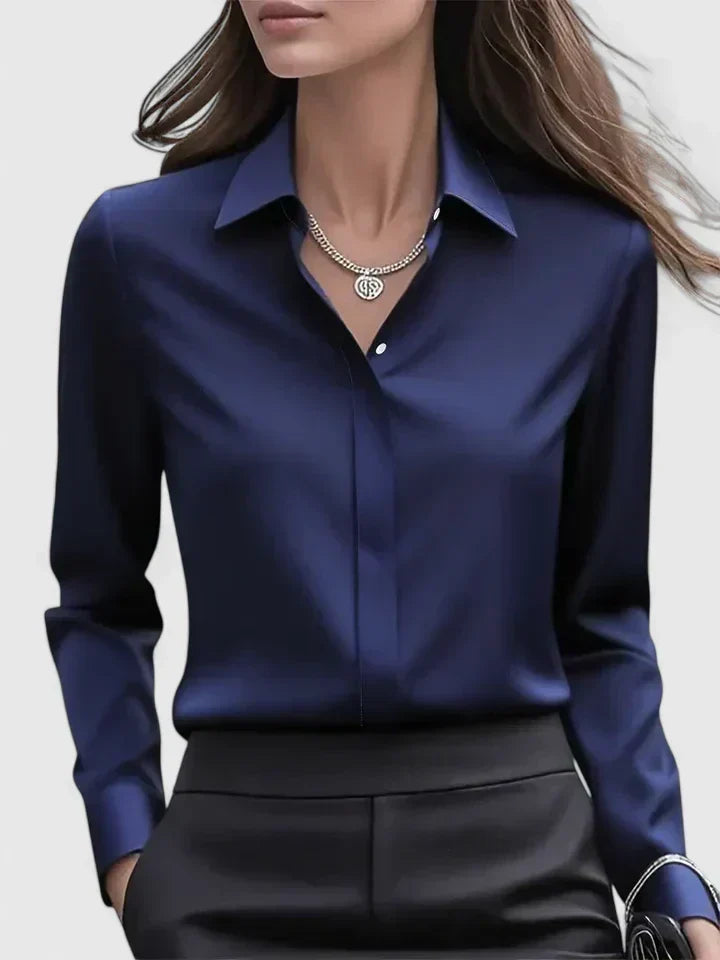 Women's Shirt with Button Front for Office Wear