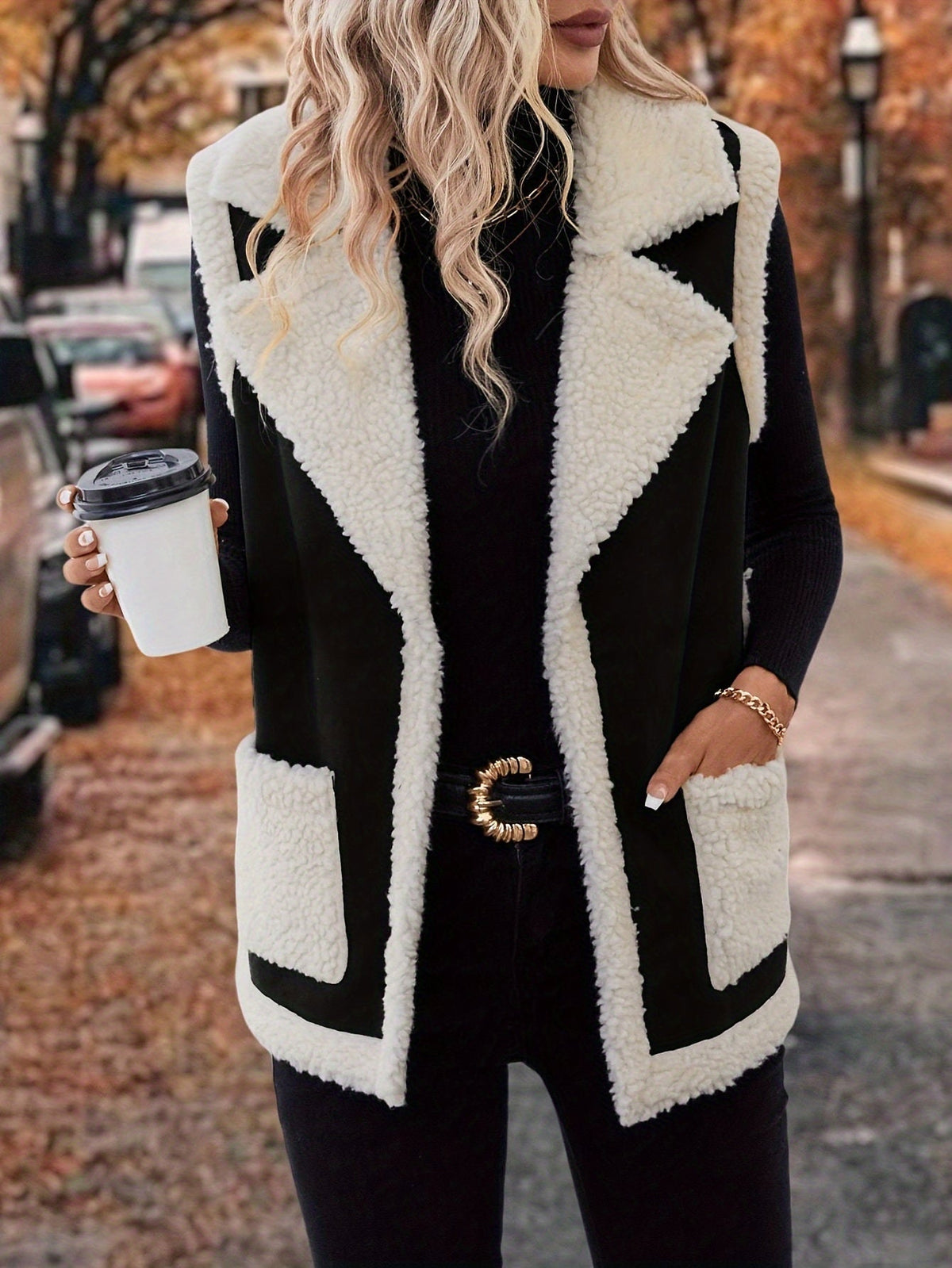 Sylvie | Warm Lapel Collar Winter Vest