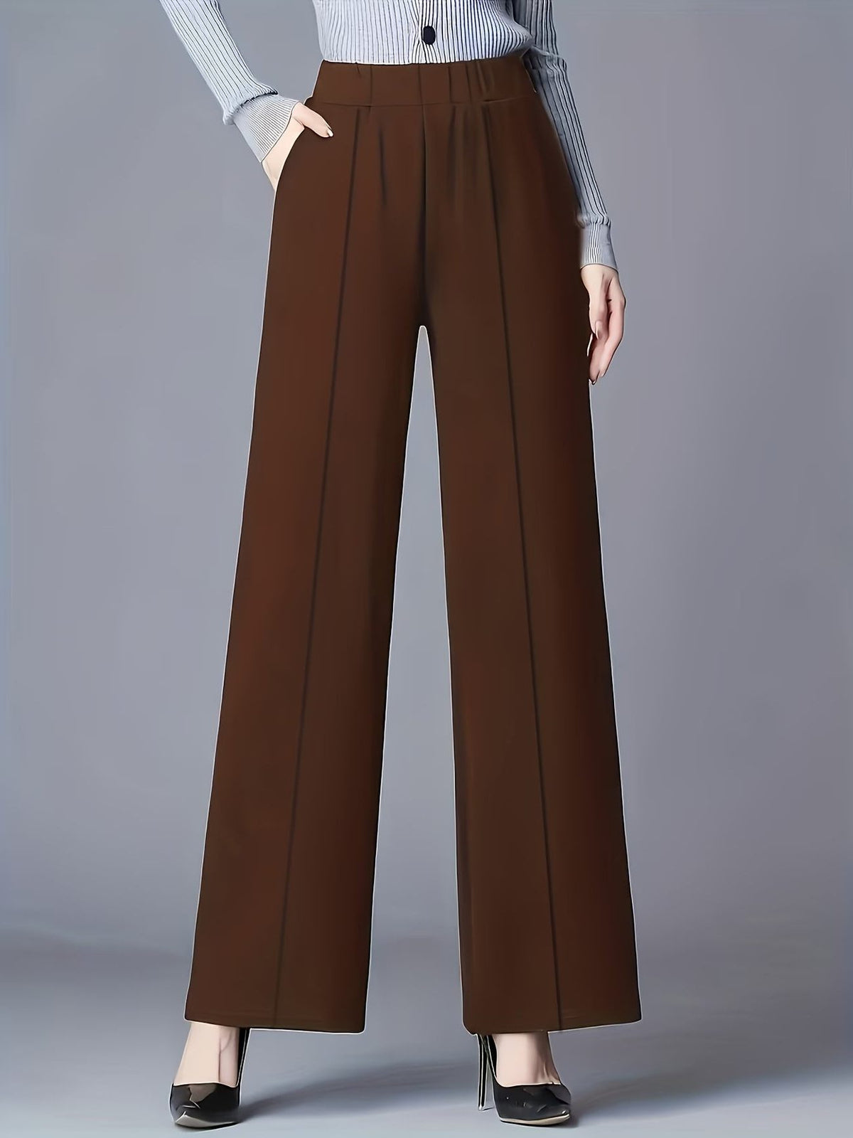 Dagobert | Women's High-Waisted Wide Leg Pants