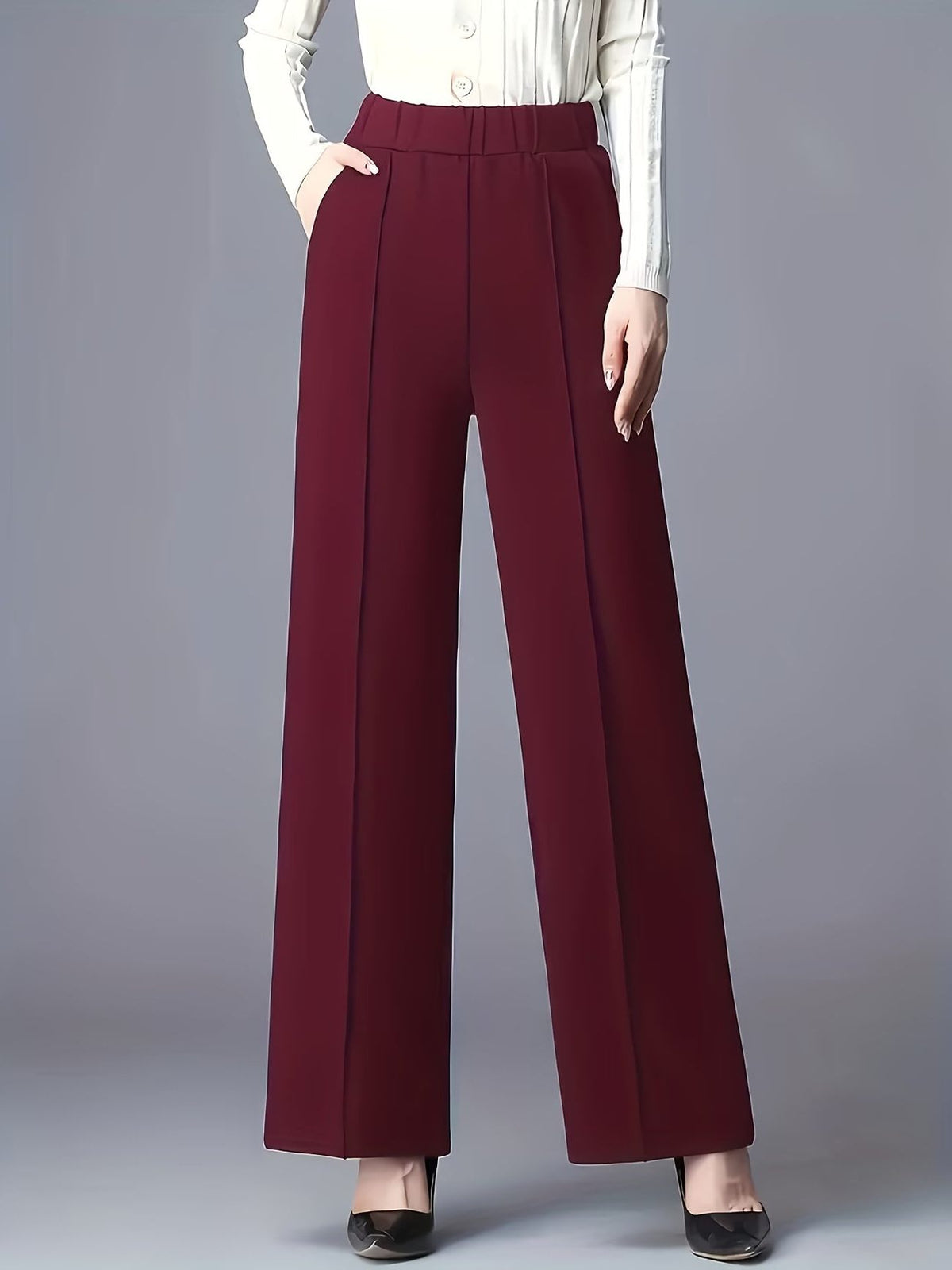 Dagobert | Women's High-Waisted Wide Leg Pants
