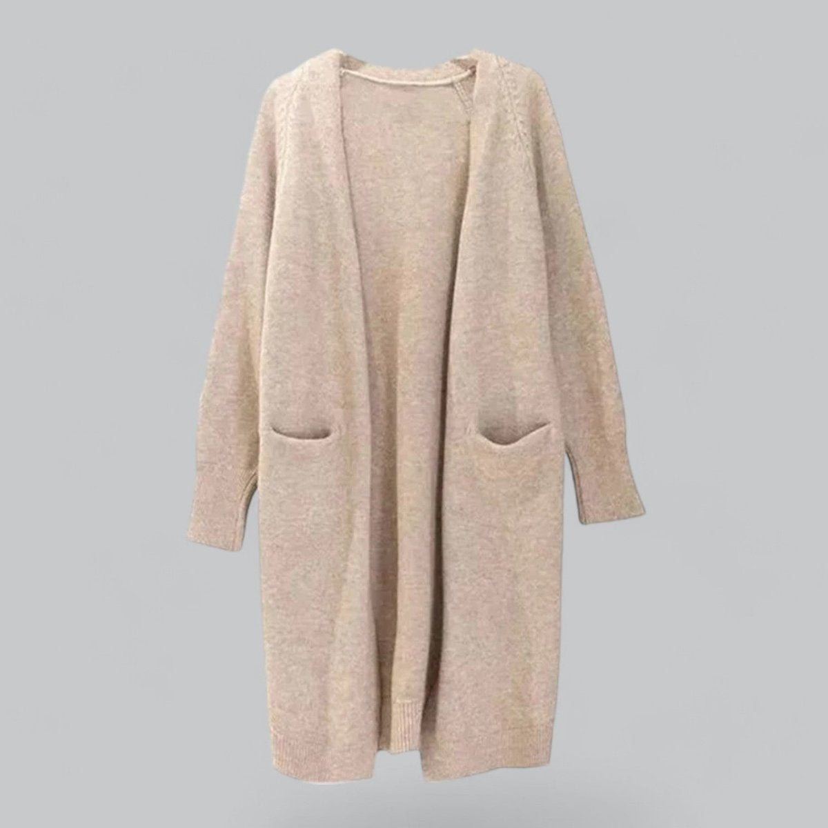 Abigail | Women's Long Cashmere Blend Cardigan Sweater Oversized Open Front