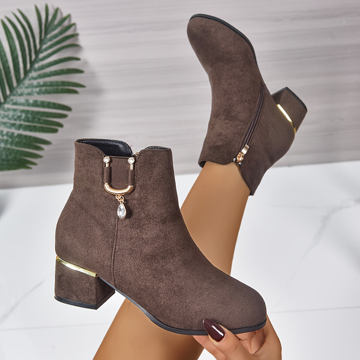 Jetta | Block Heel Ankle Boots