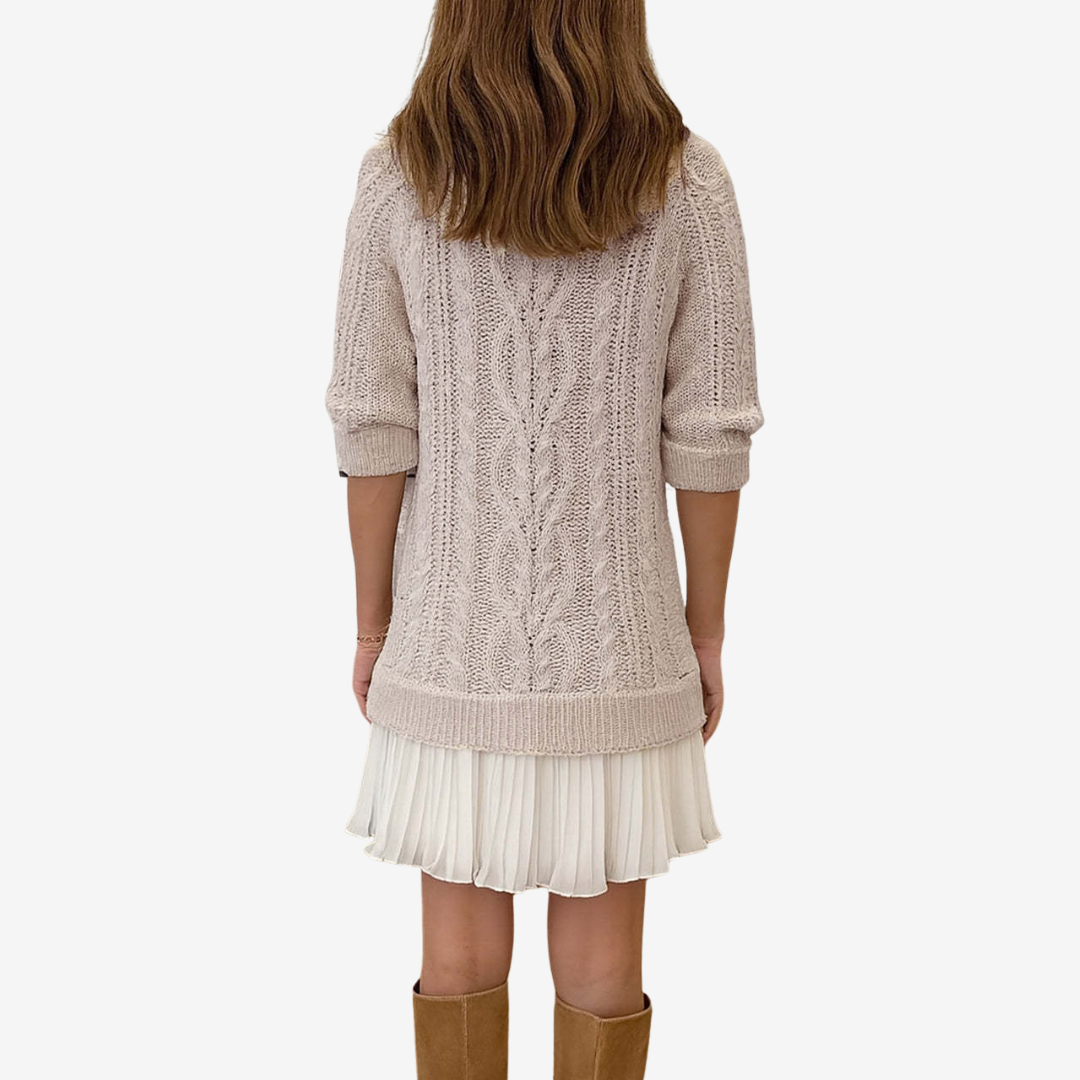 Calliope | Cable Knit Sweater Dress