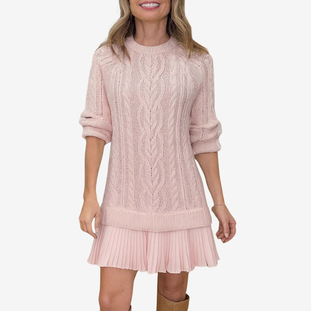 Calliope | Cable Knit Sweater Dress