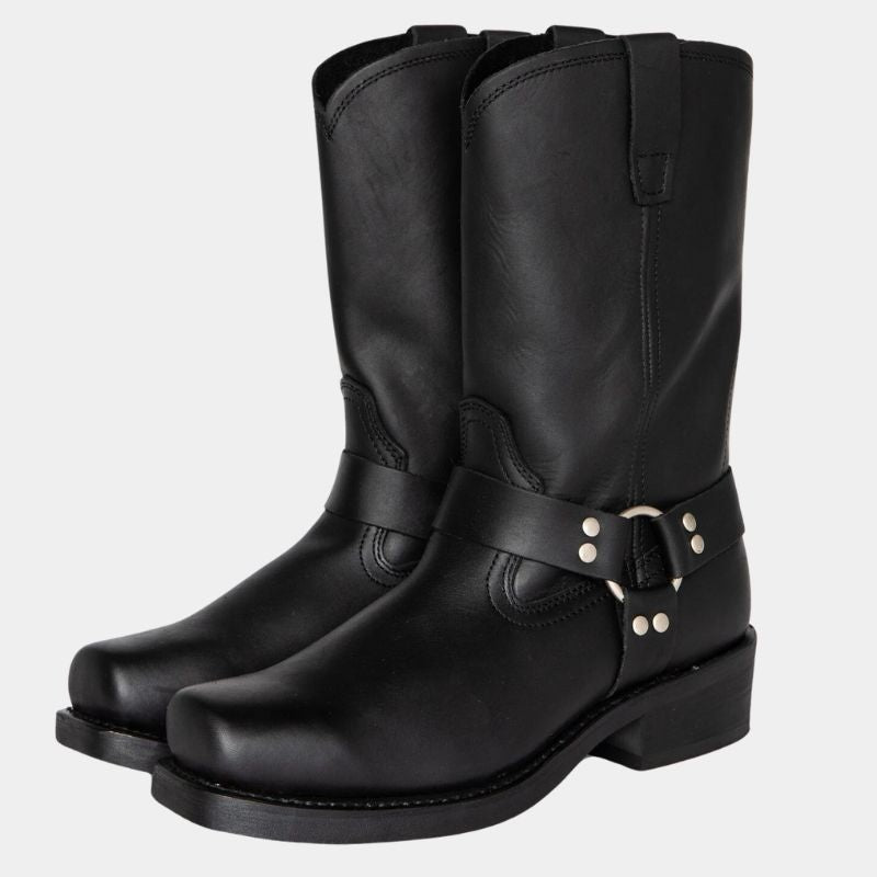 Aiden | Men's Leather Cowboy Boots Tall Buckle Western