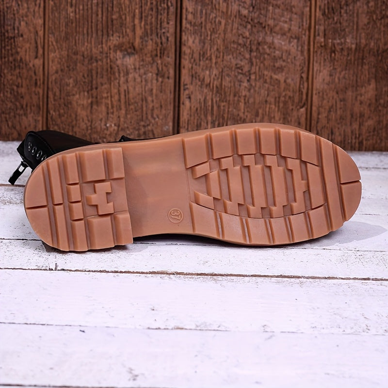 Lianne | Combat Lace-Up Boots