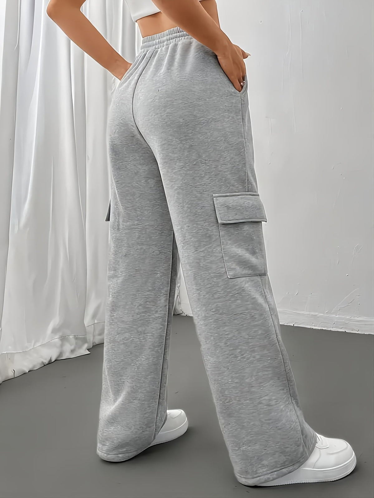 Nina | Cargo Pocket Sweatpants Joggers