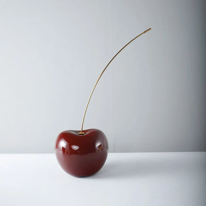 Decorative Sculpture | Glossy Ceramic Realistic Design | Set of 2