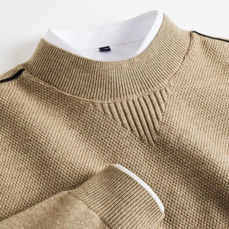 Delia | Women's Ribbed Knit Sweater with Crew Neck