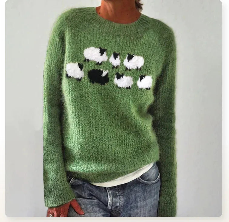 Eugenie | Fair Isle Colorblock Sweater
