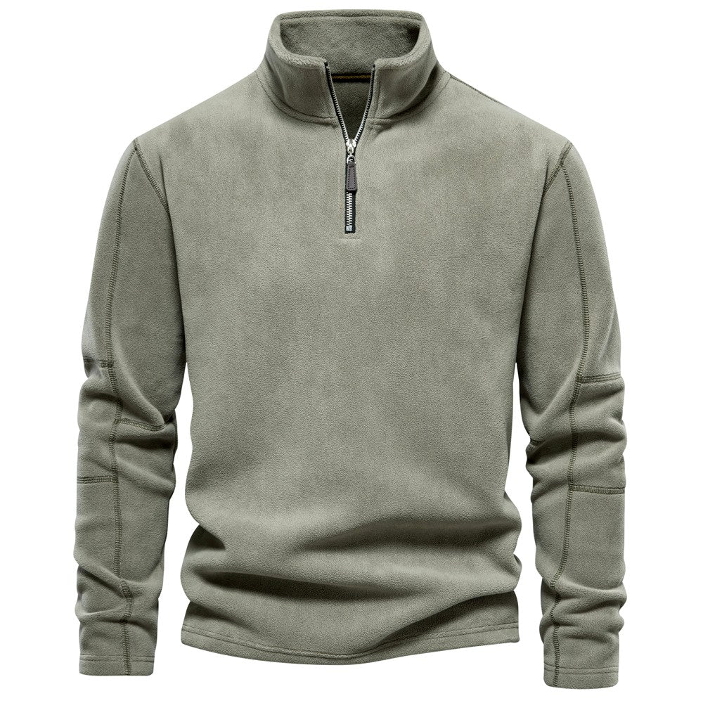 Denis - Men's Quarter-Zip Fleece Sweatshirt