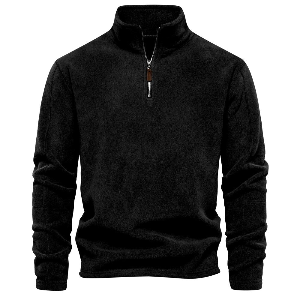 Denis - Men's Quarter-Zip Fleece Sweatshirt