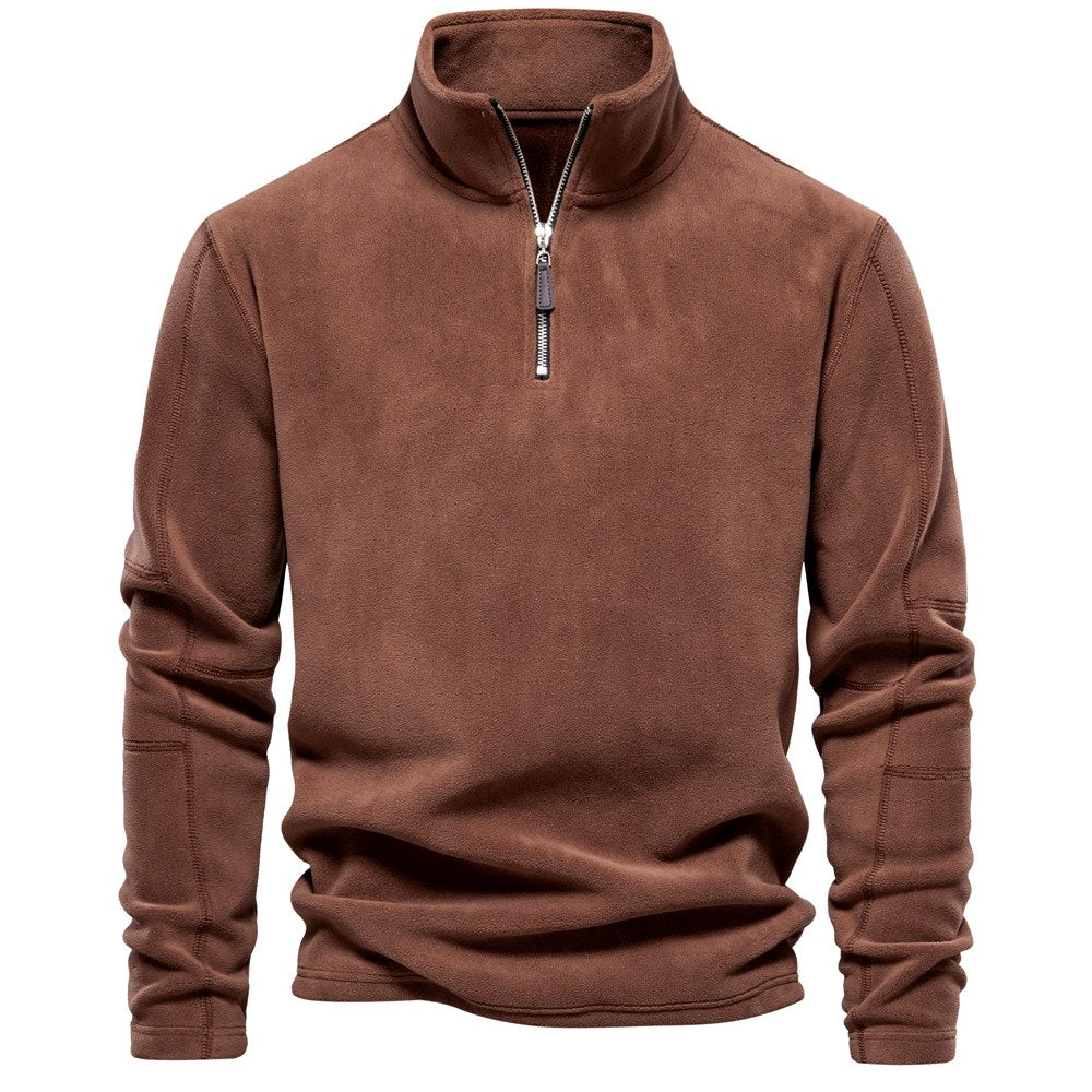 Denis - Men's Quarter-Zip Fleece Sweatshirt