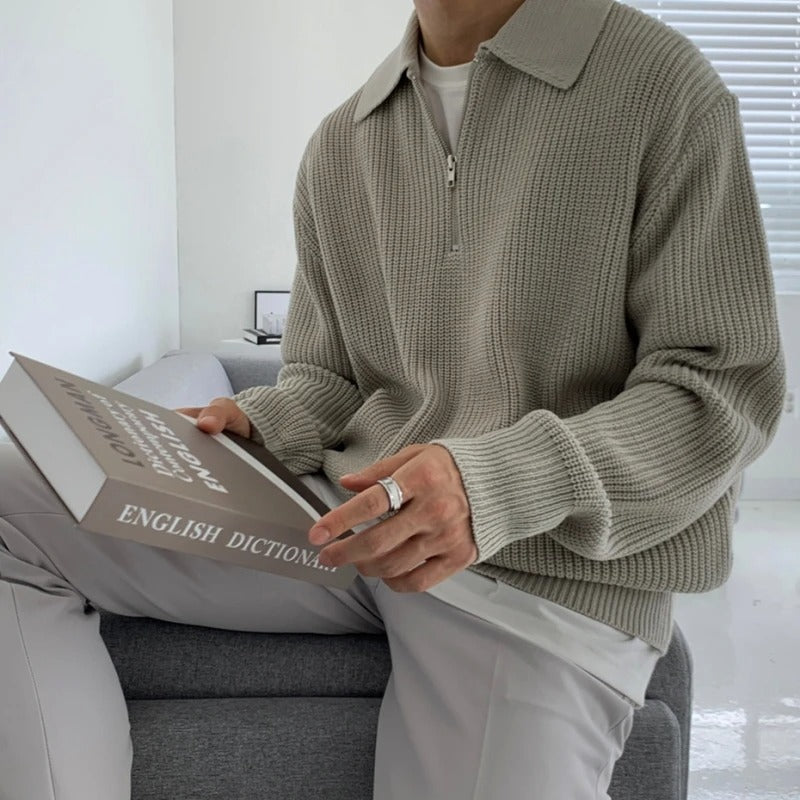 Devon Quarter Zip Sweater
