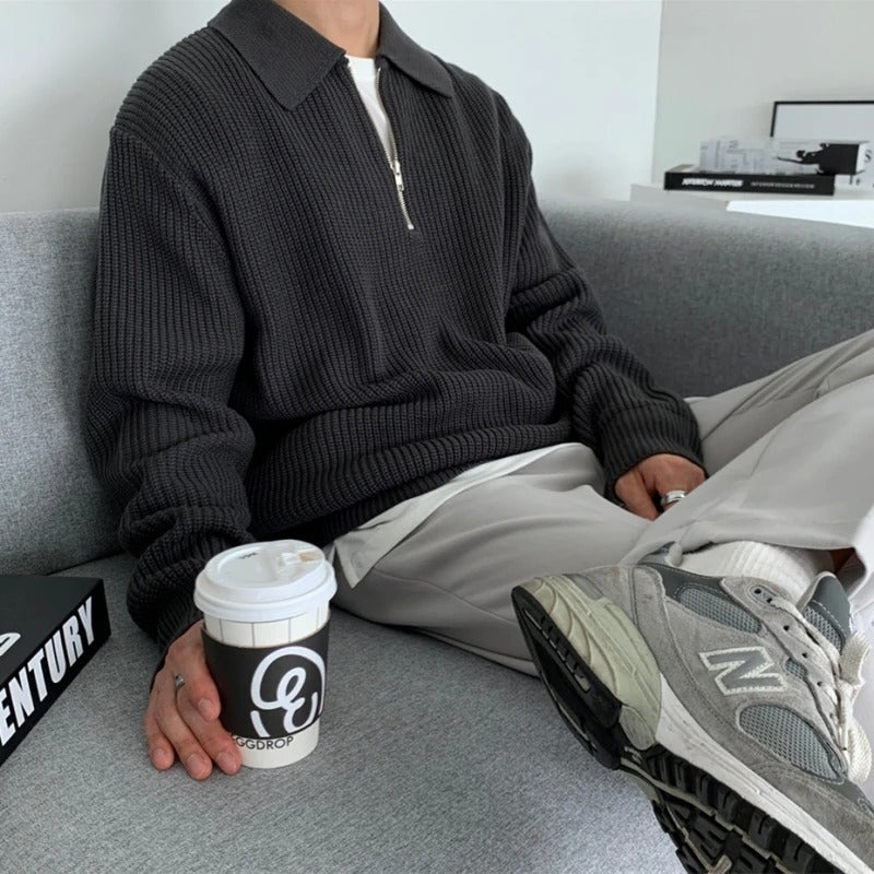 Devon Quarter Zip Sweater