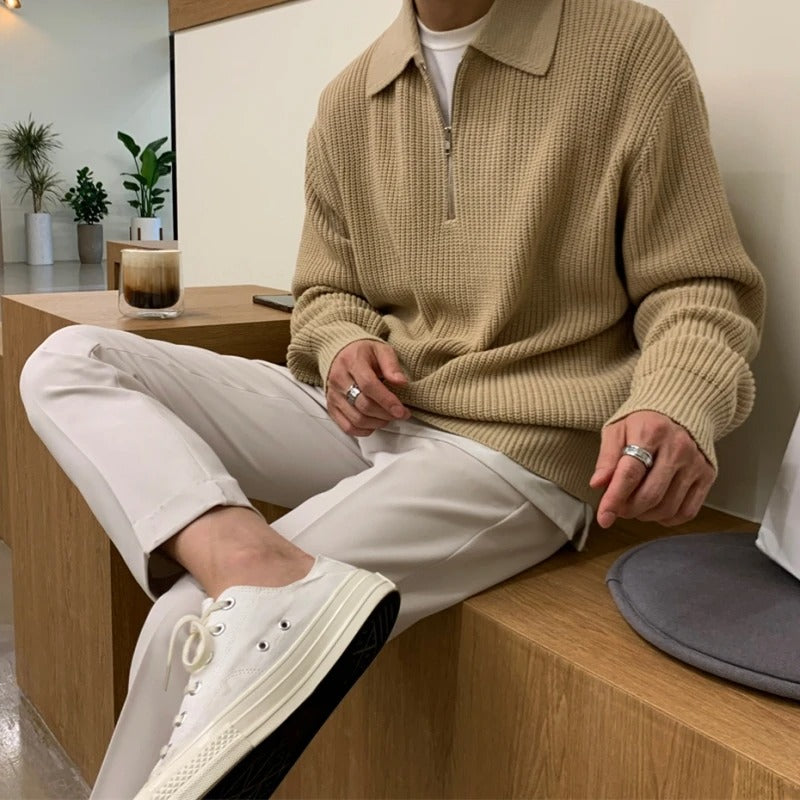 Devon Quarter Zip Sweater
