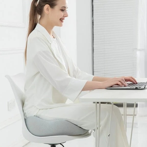 Desk Chair Seat Cushion with Memory Foam Ergonomic Design and Pressure Relief