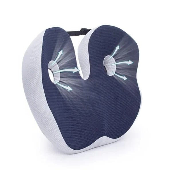 Desk Chair Seat Cushion with Memory Foam Ergonomic Design and Pressure Relief