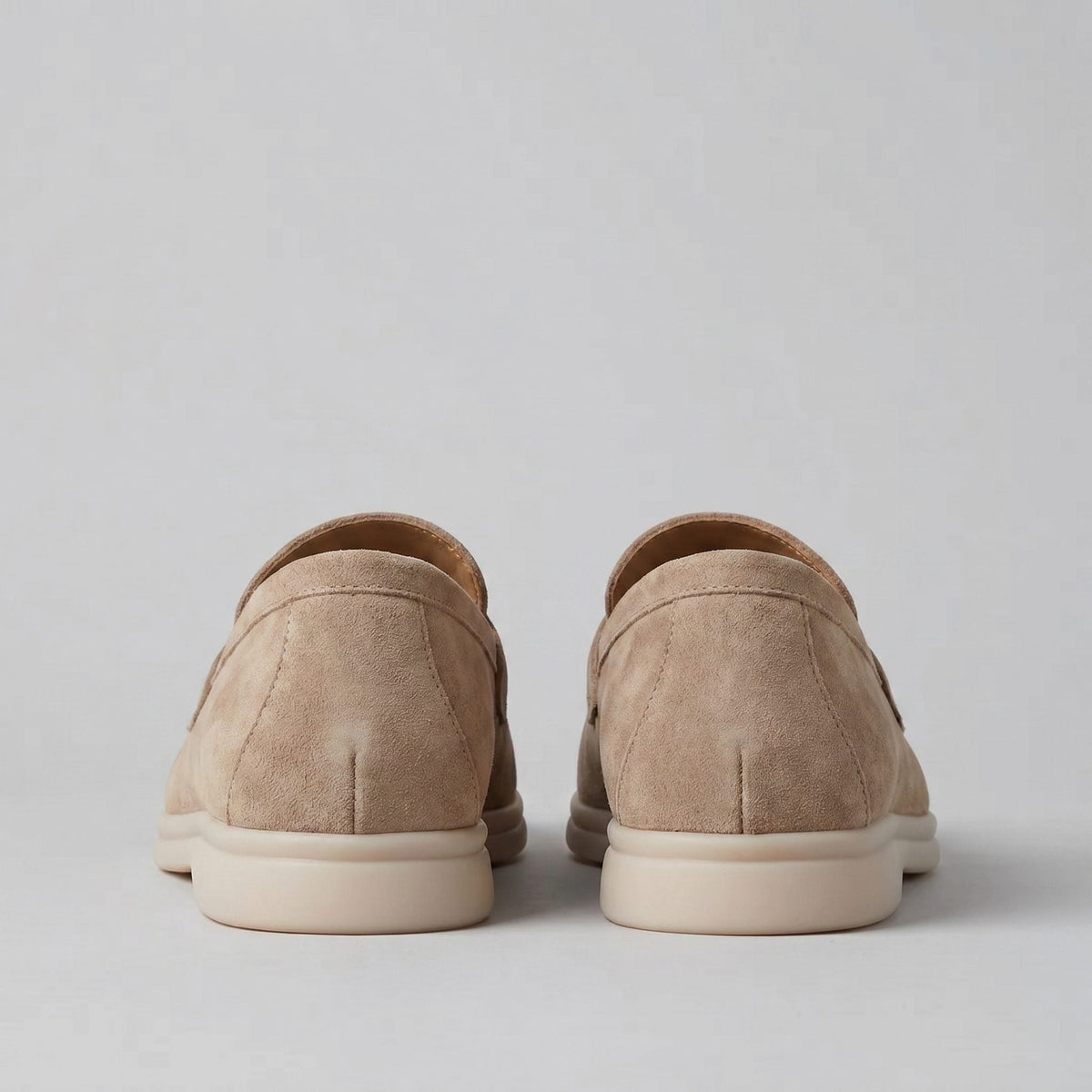 Desmond | Men's Suede Loafers with Metal Buckle
