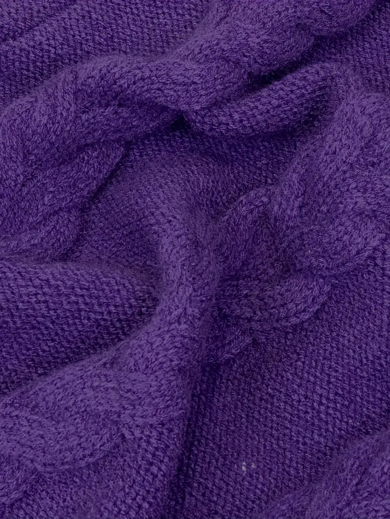 Helena | Oversized Cable Knit Turtleneck Sweater