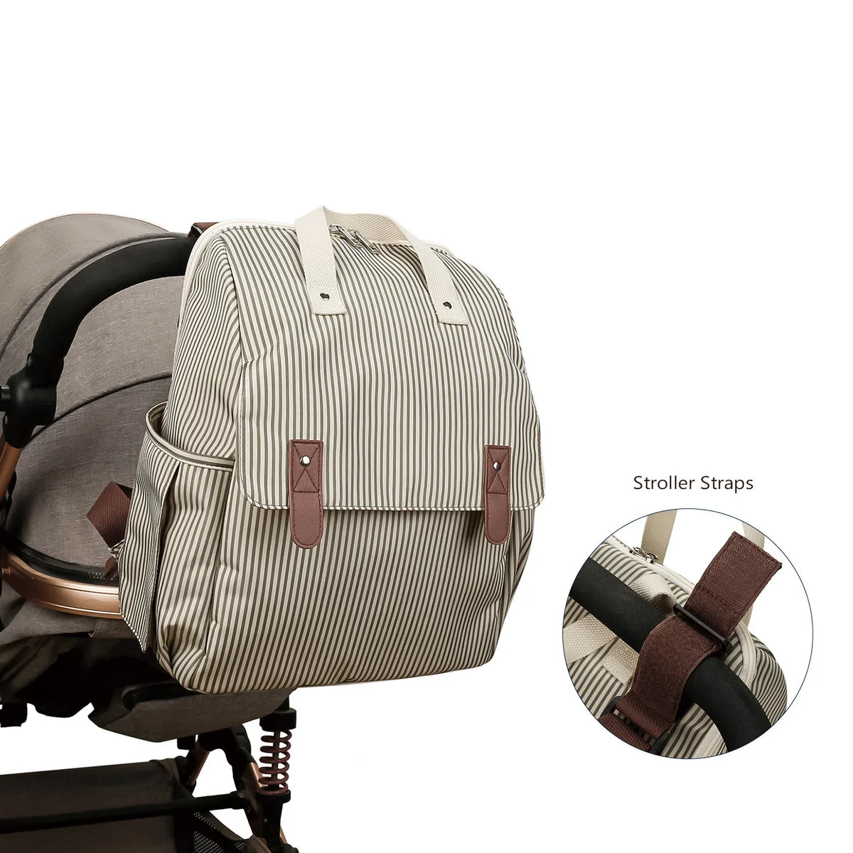 Diaper Backpack | Integrated Changing Mat & Organizer Pockets