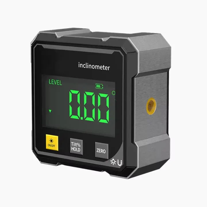 Digital Angle Finder with Measurement Protractor and Level Magnetic Base Laser