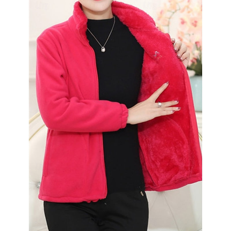 Marjorie | Winter Plus Size Fleece Jacket