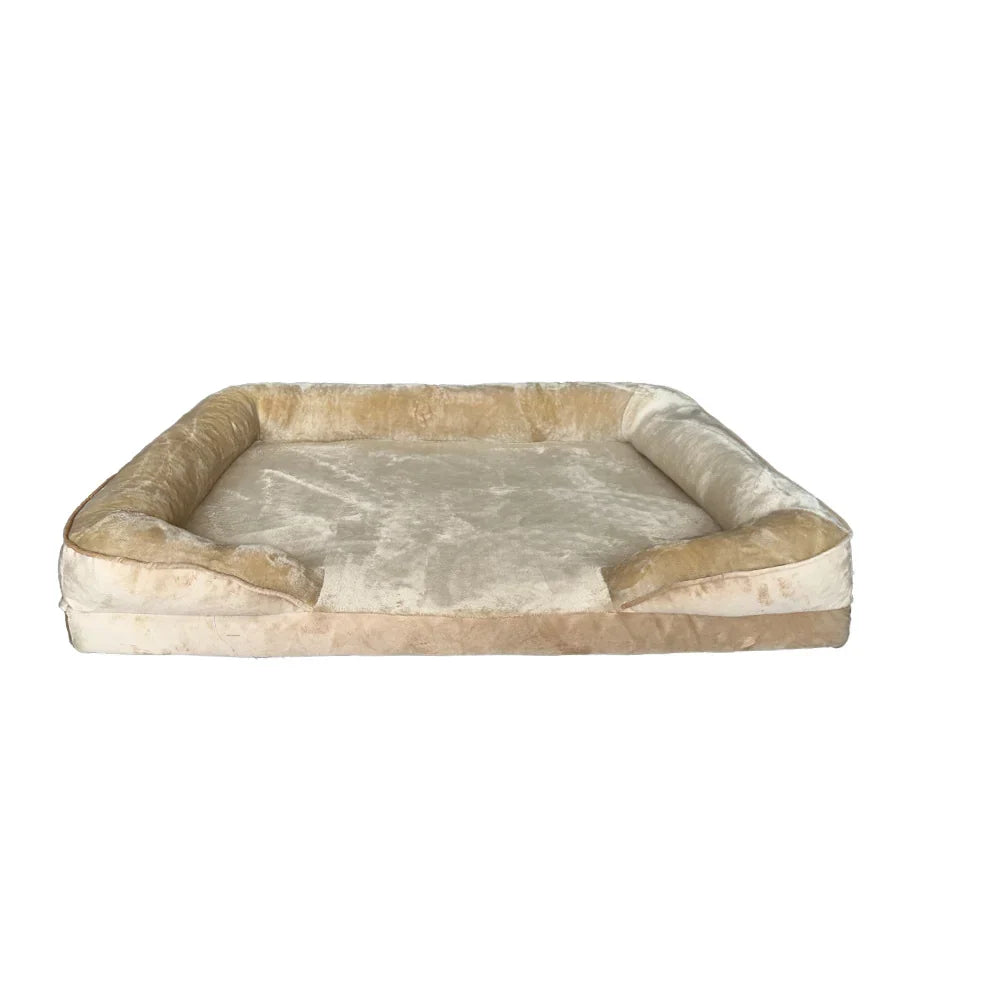 Dog Bed | Orthopedic Plush & High-Sided | Removable Washable Cover