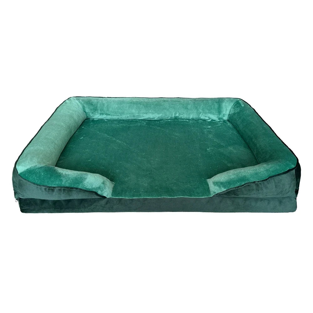 Dog Bed | Orthopedic Plush & High-Sided | Removable Washable Cover