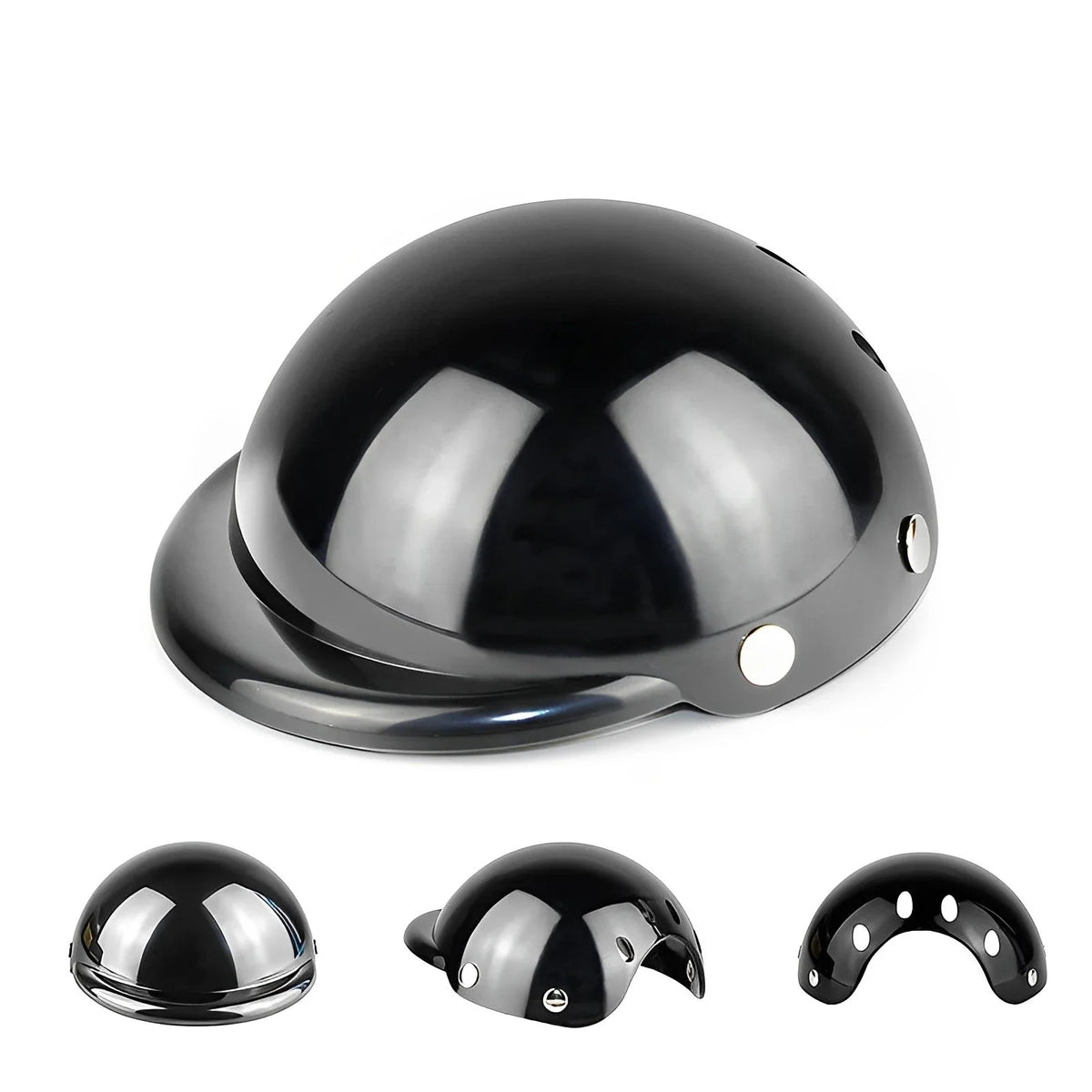 Dog Motorcycle Helmet & Goggles | Adjustable Fit & UV-Protective Lenses