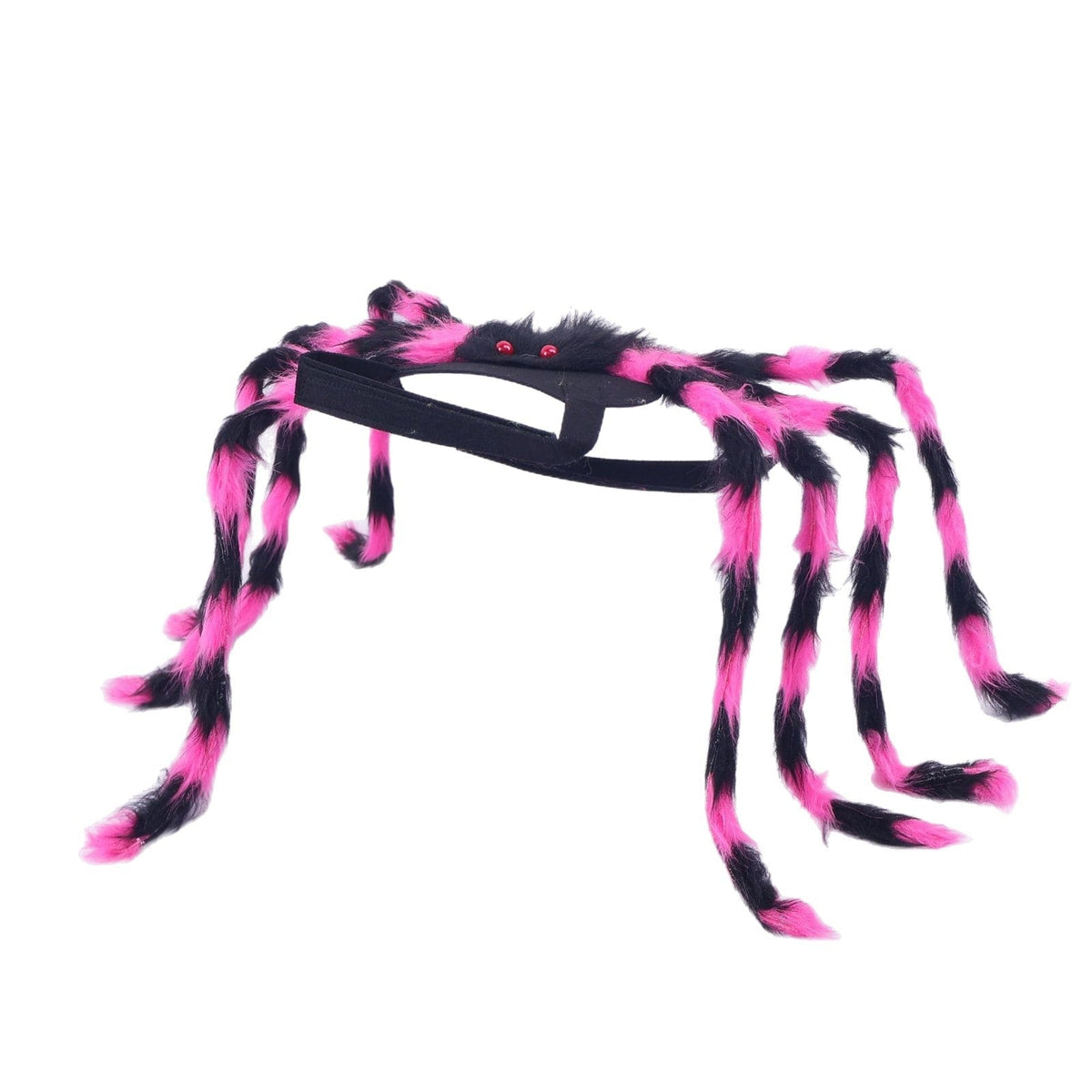 Dog Spider Costume with Bendable Fuzzy Legs for Halloween Pet Cats