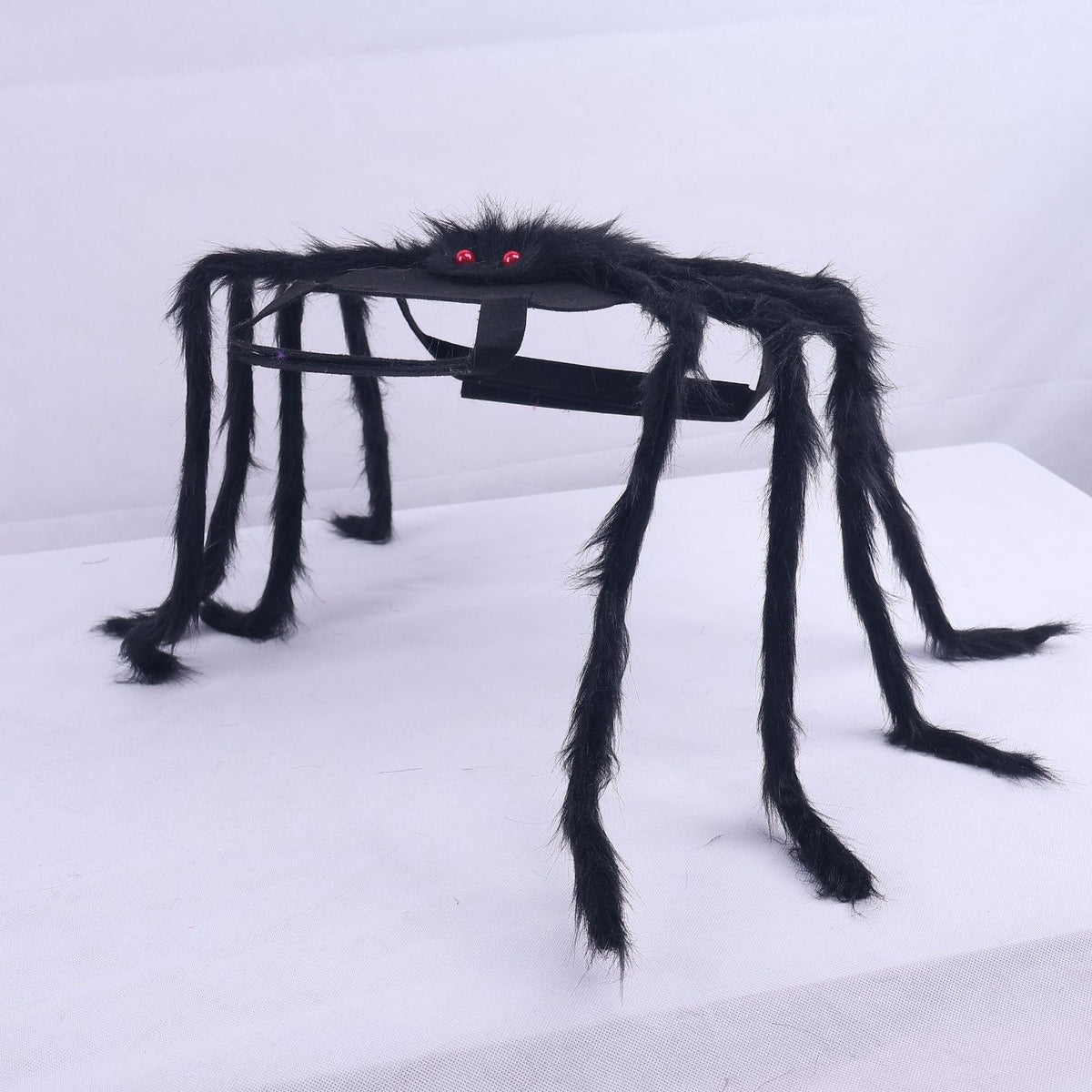 Dog Spider Costume with Bendable Fuzzy Legs for Halloween Pet Cats
