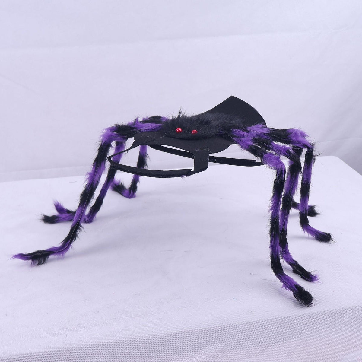 Dog Spider Costume with Bendable Fuzzy Legs for Halloween Pet Cats