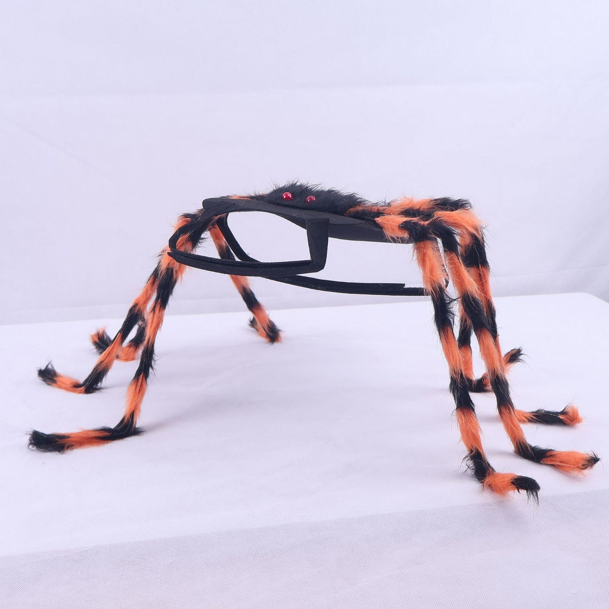 Dog Spider Costume with Bendable Fuzzy Legs for Halloween Pet Cats