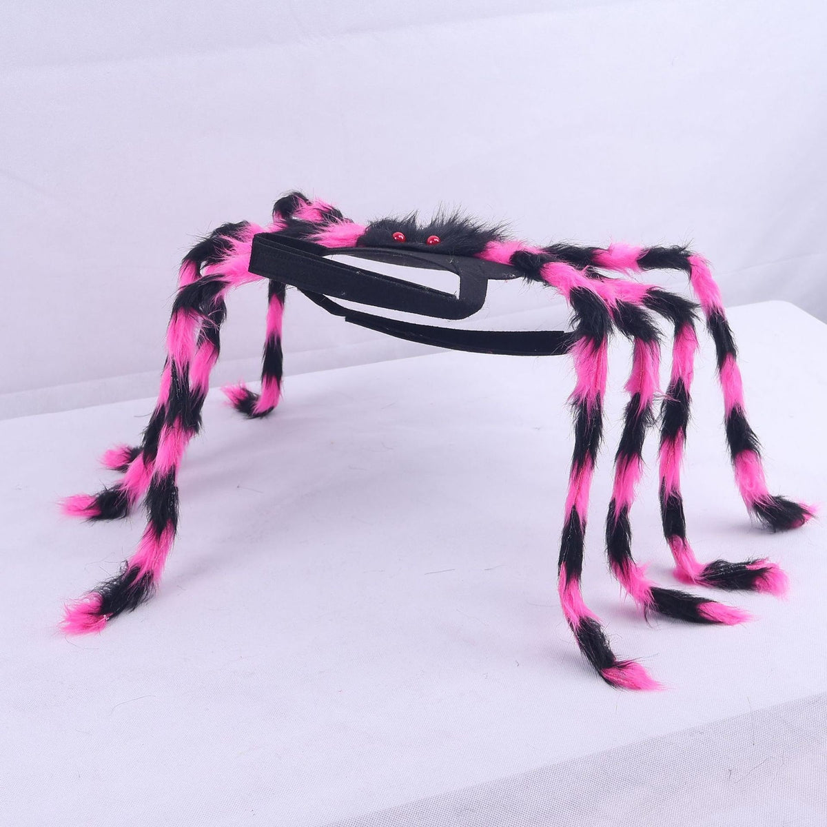 Dog Spider Costume with Bendable Fuzzy Legs for Halloween Pet Cats