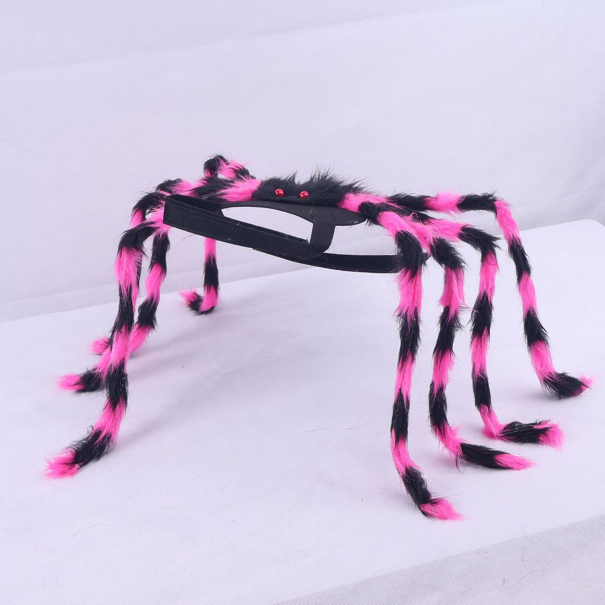 Dog Spider Costume with Bendable Fuzzy Legs for Halloween Pet Cats
