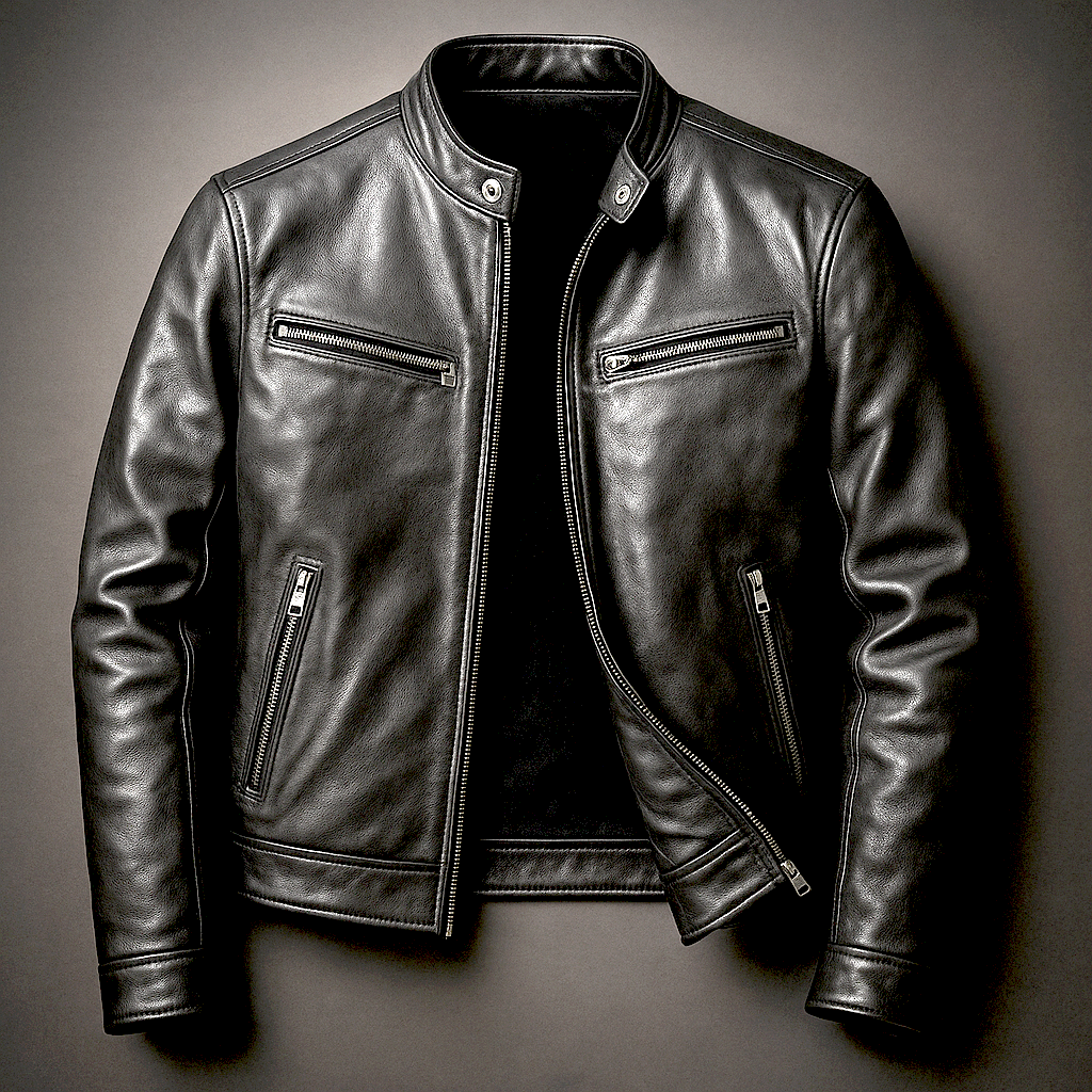Dominik | Men's Vintage Leather Jacket in Timeless Cut