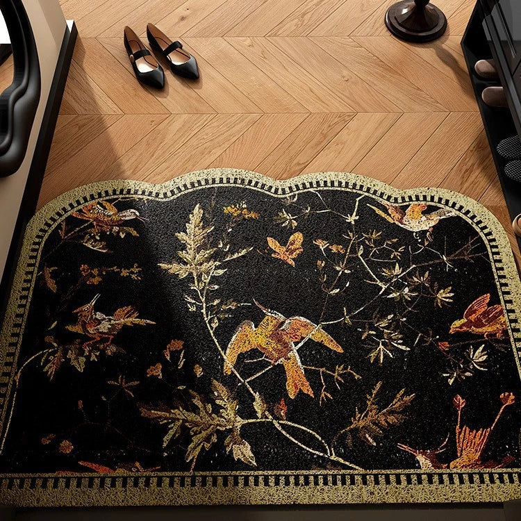 Doormat | Vibrant Floral Design & Non-Slip Backing