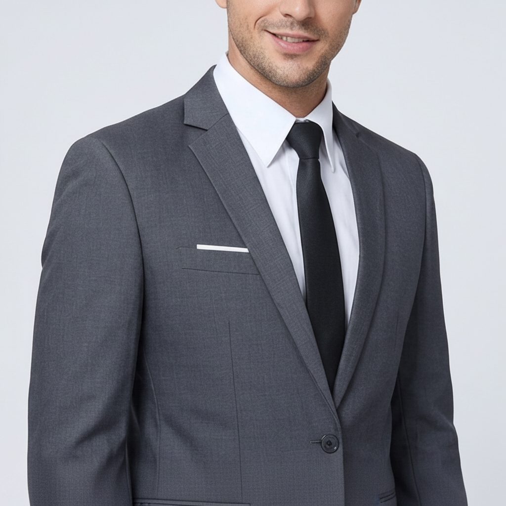 Double-Breasted Suit Set for Men