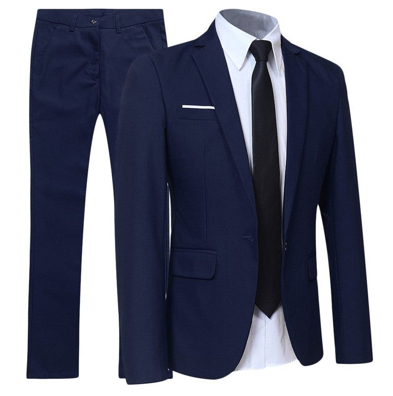 Double-Breasted Suit Set for Men