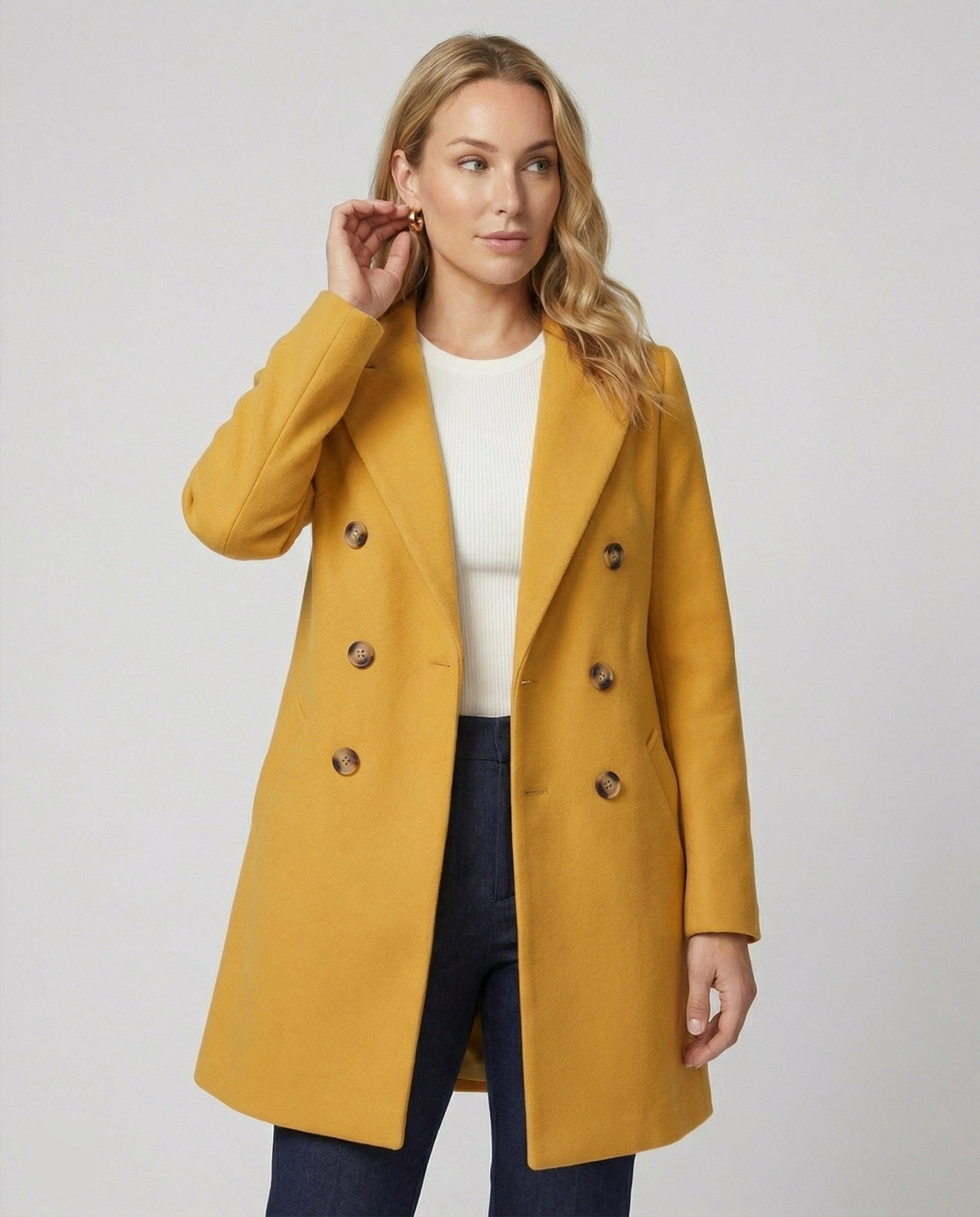Flavie | Women's Double-Breasted Wool Coat
